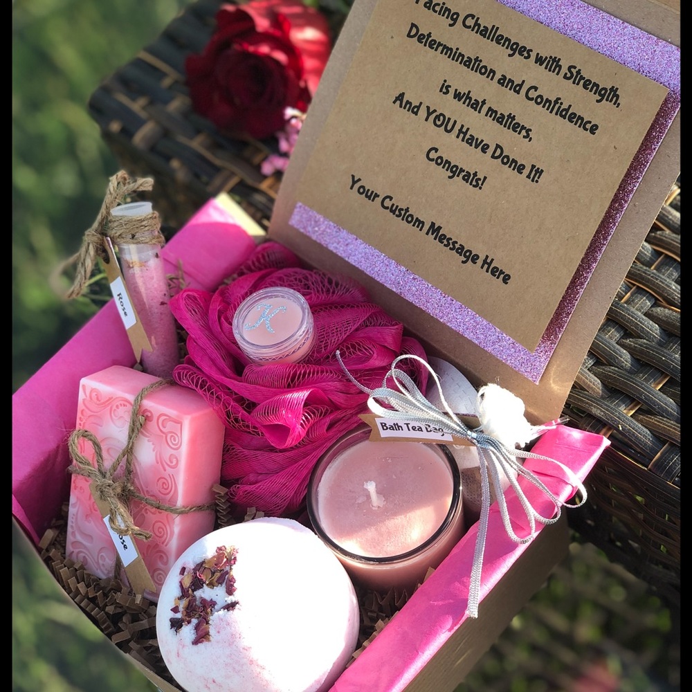Facing Challenges Spa Gift Box (7) piece Set
